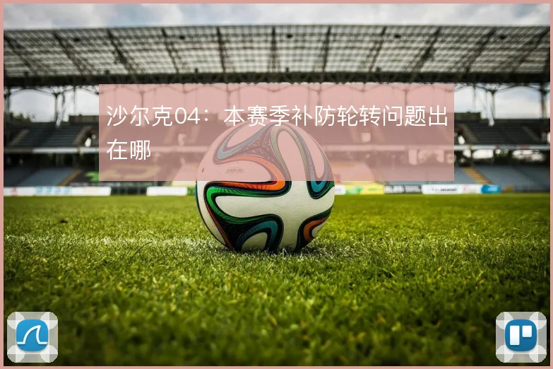 沙尔克04：本赛季补防轮转问题出在哪