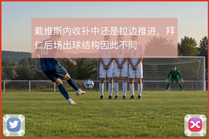 戴维斯内收补中还是拉边推进，拜仁后场出球结构因此不同